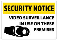 Video Surveillance In Use On These Premises